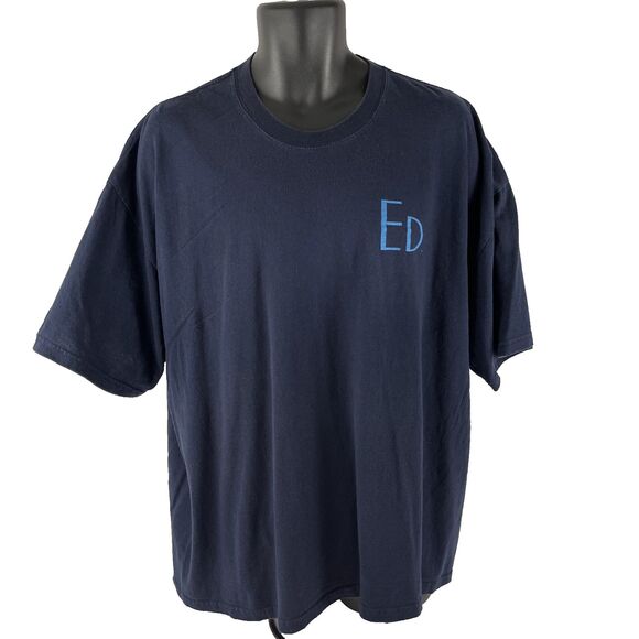 Vtg 2001 Y2K NBC Experience Ed Tv Show T-Shirt XXL The Smiling Goat - Picture 1 of 8